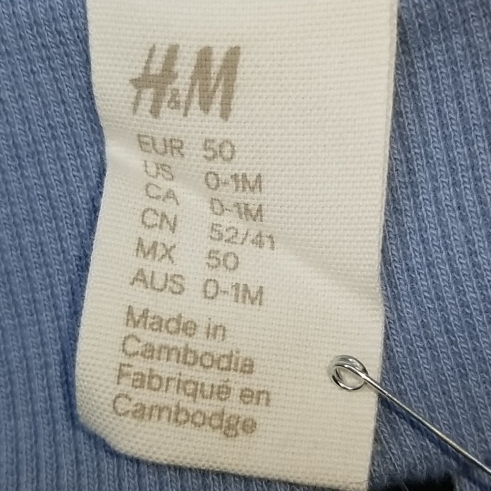 H&M x Disney Mickey Harem Jogger Pants 0-1M NB - Picture 4 of 5